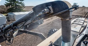 Fertilizer loading on rail